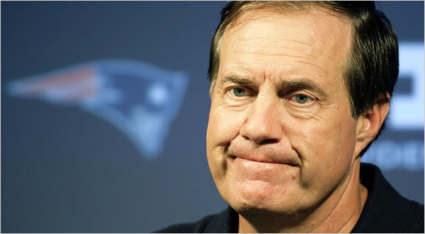 Courtesy of the NY Times: To some, "Spygate" has ruined Belichick's legacy. 