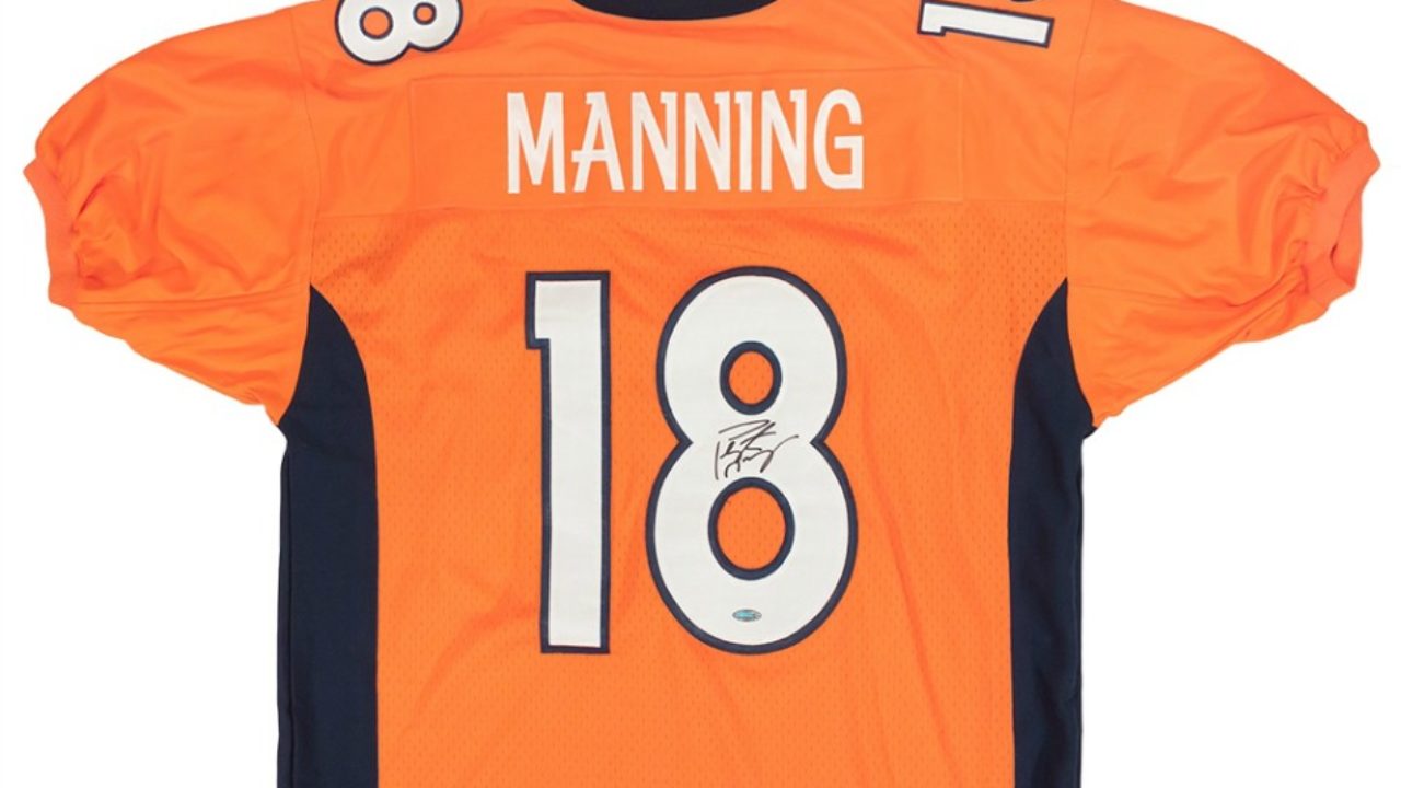 how much is a peyton manning jersey