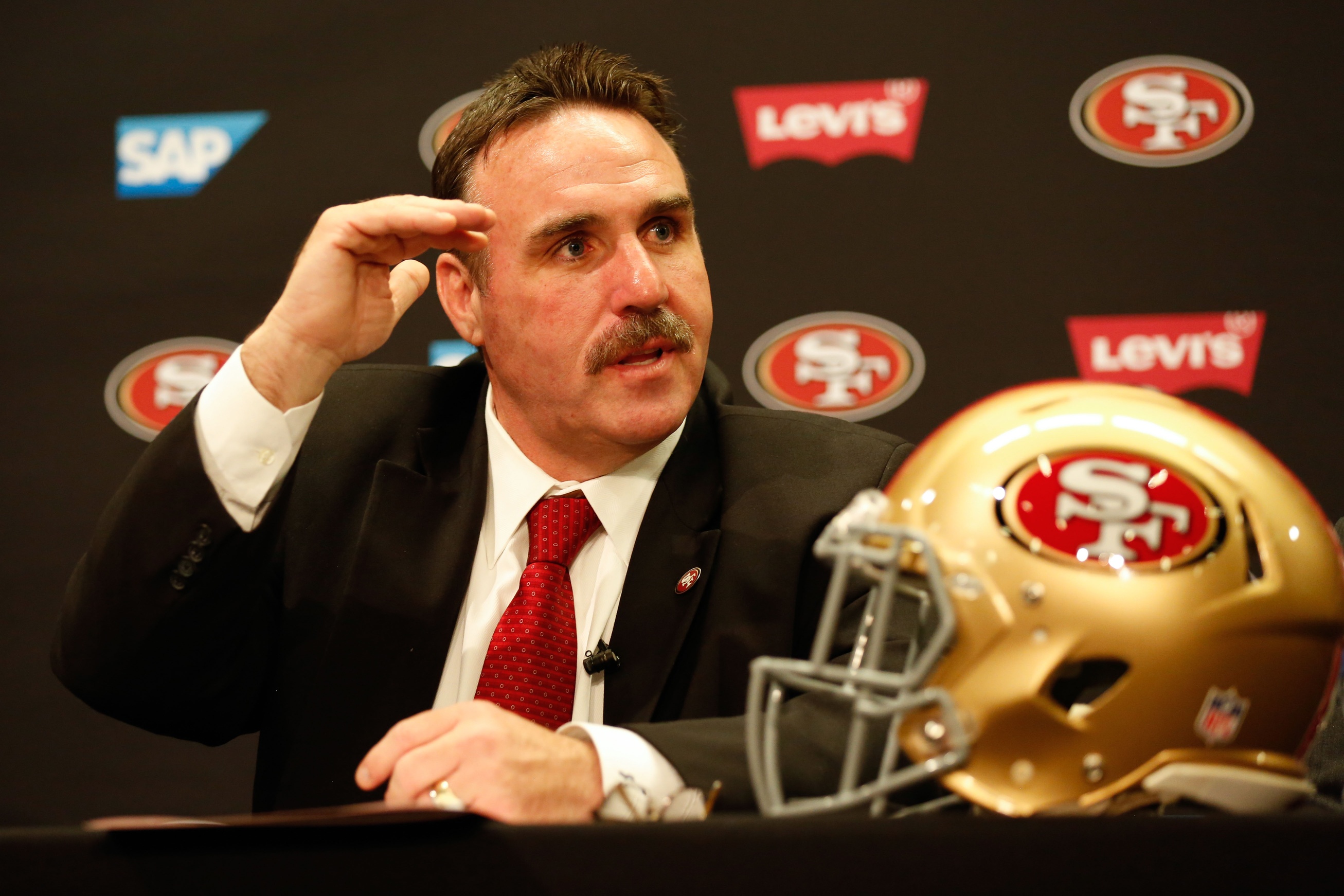Courtesy of USA Today: Tomsula wasn't a bad choice, but the 49ers front office is a mess right now. 
