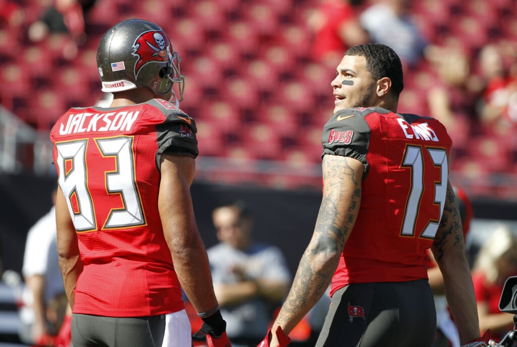 Courtesy of USA Today: With Evans on board, no reason for the Bucs to keep Jackson. 