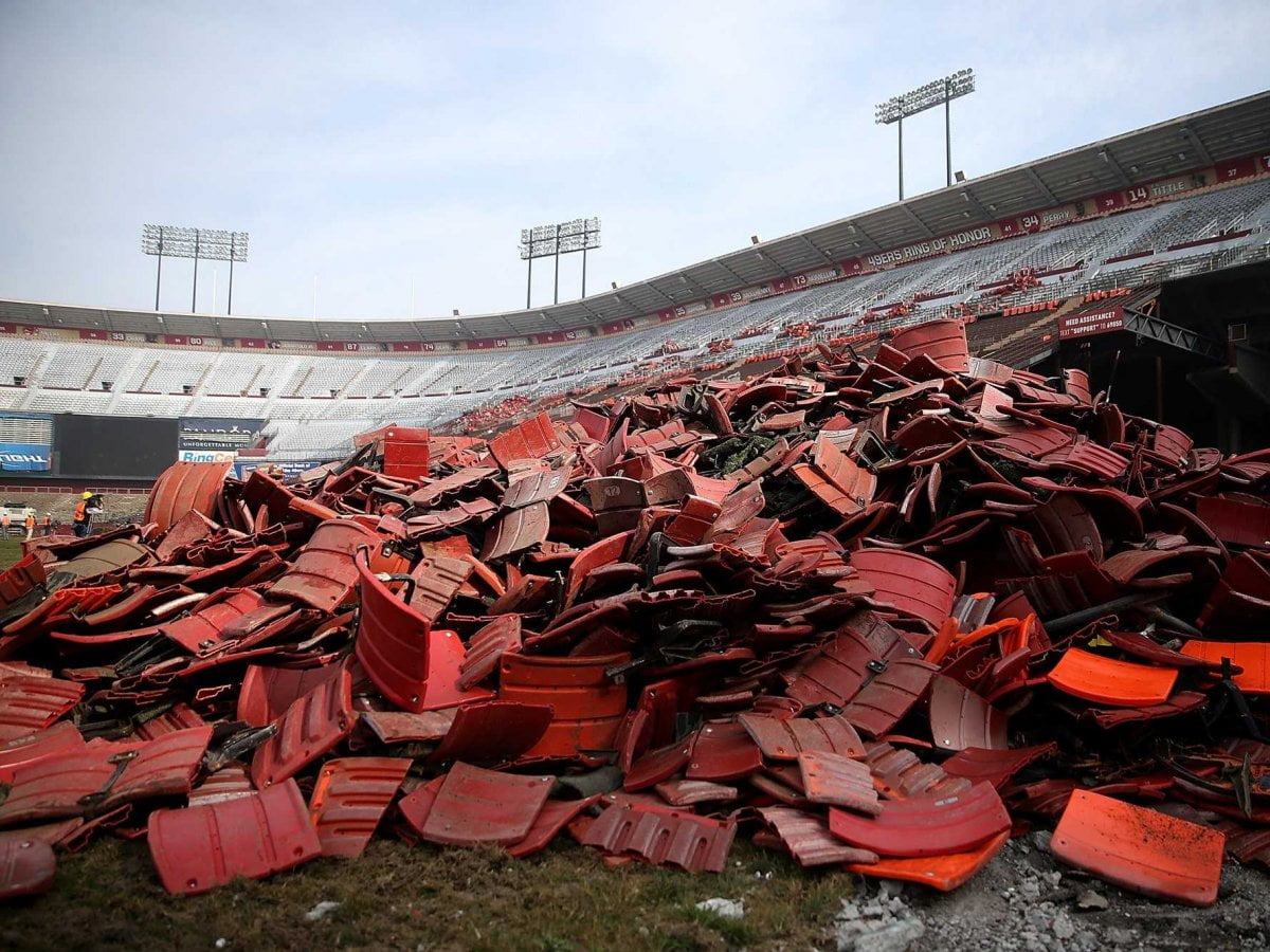 Candlestick Park Being Torn Down Piece by Piece