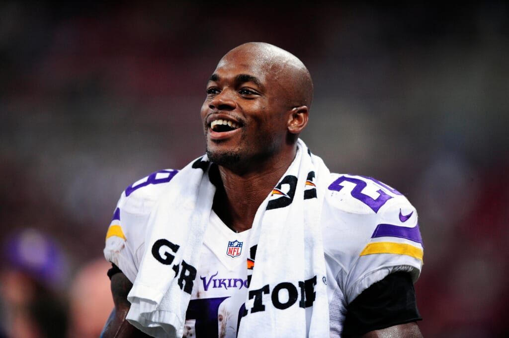 Courtesy of USA Today: the Vikings obviously have a decision to make with Adrian Peterson