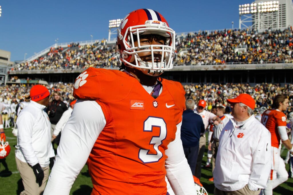 Courtesy of USA Today: Vic Beasley helped himself more than any other player at the Combine. 