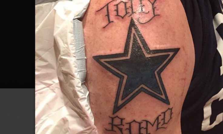 Cowboys fan with Super Bowl tattoo getting mocked