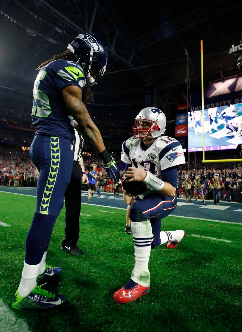 Richard Sherman and his superbowl ring!