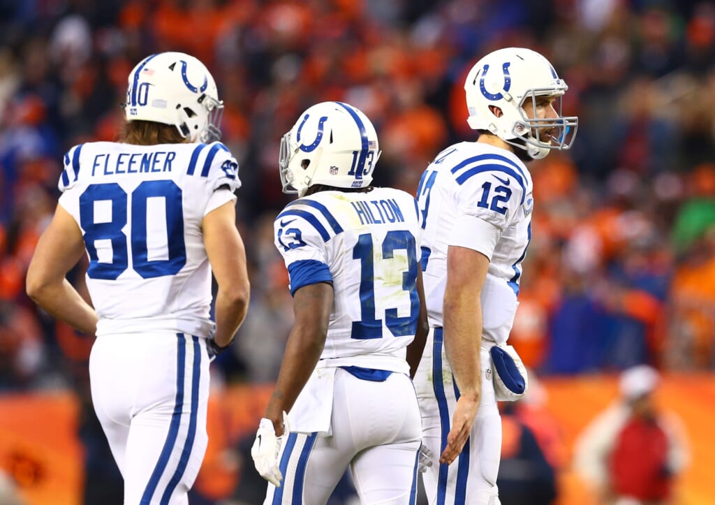 Courtesy of USA Today: The Talent level surrounding Andrew Luck might be the best in the AFC. 