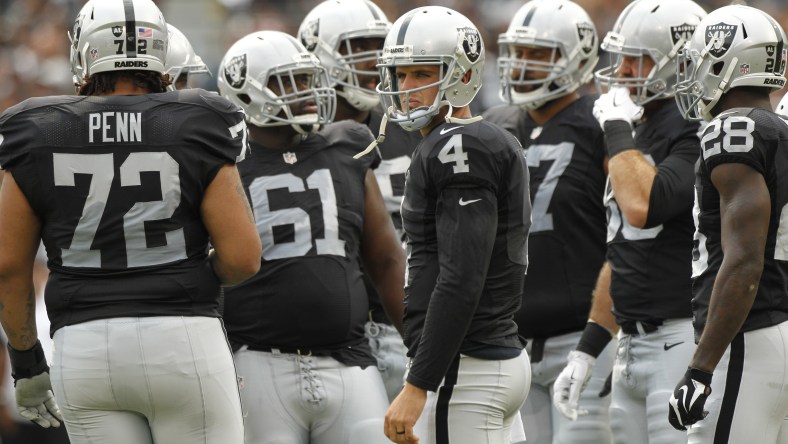 Derek Carr and the Raiders are in danger of being upset in NFL Week 9