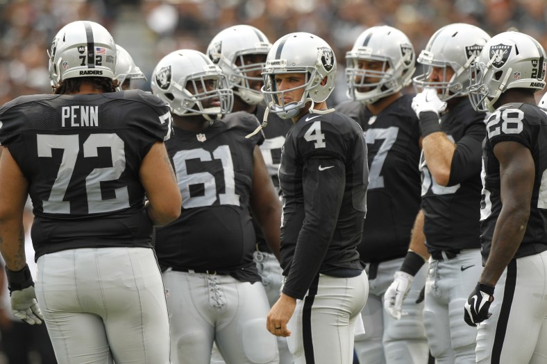 Derek Carr and the Raiders are in danger of being upset in NFL Week 9