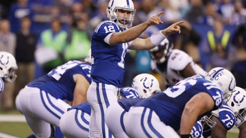 Colts QB Andrew Luck needs all the help he can get.