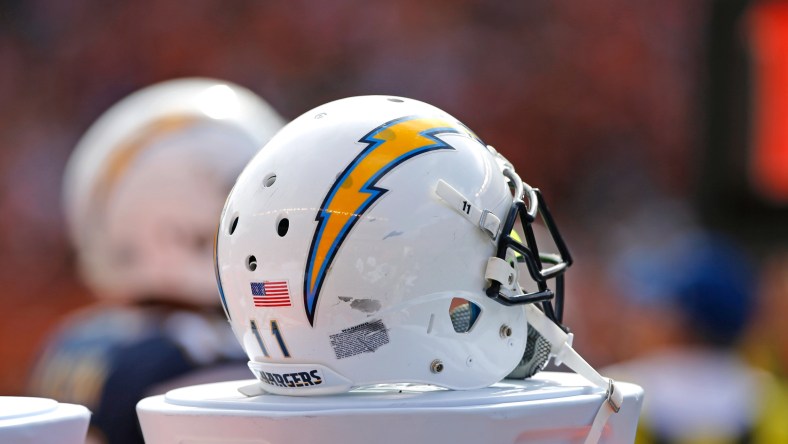 Chargers helmet StubHub Center