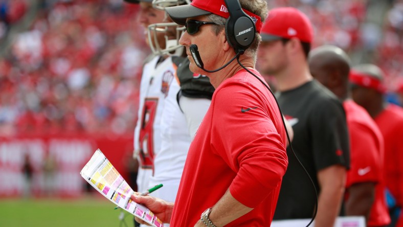 Dirk Koetter isn't a fan of all the Hard Knocks questions