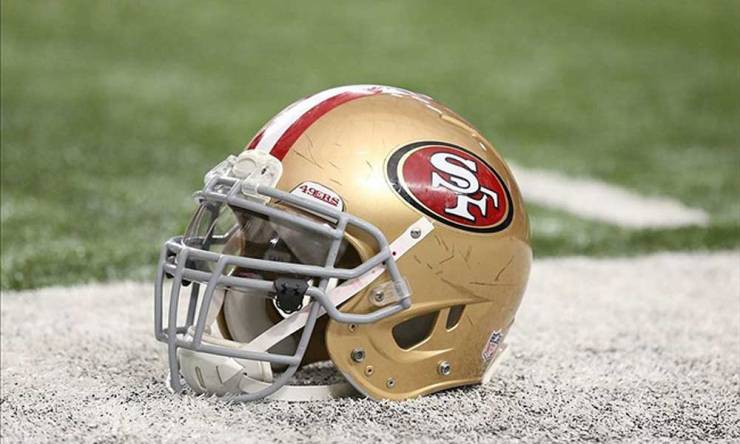 Tom Gamble, 49ers helmet, Donavin Newsome