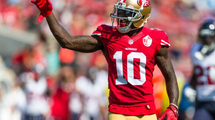 49ers playing finale without top wide receivers