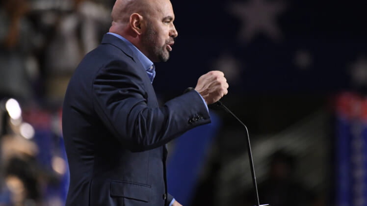 UFC head Dana White speaks at the Republican National Convention in 2016.