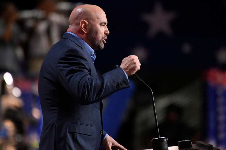 UFC head Dana White speaks at the Republican National Convention in 2016.
