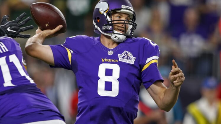 Vikings quarterback Sam Bradford on Monday Night Football