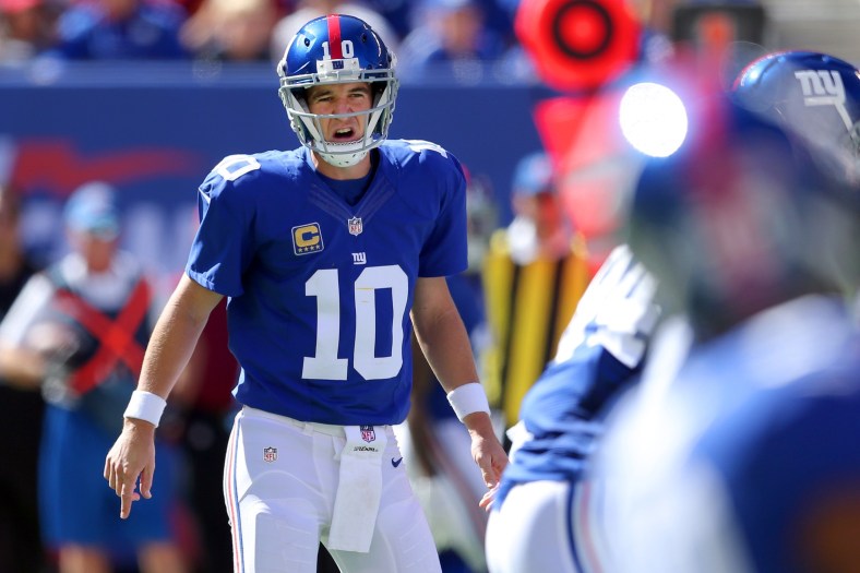 Giants quarterback Eli Manning
