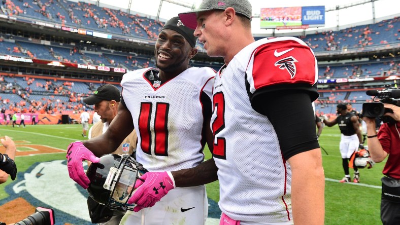 Julio Jones and Matt Ryan Atlanta Falcons