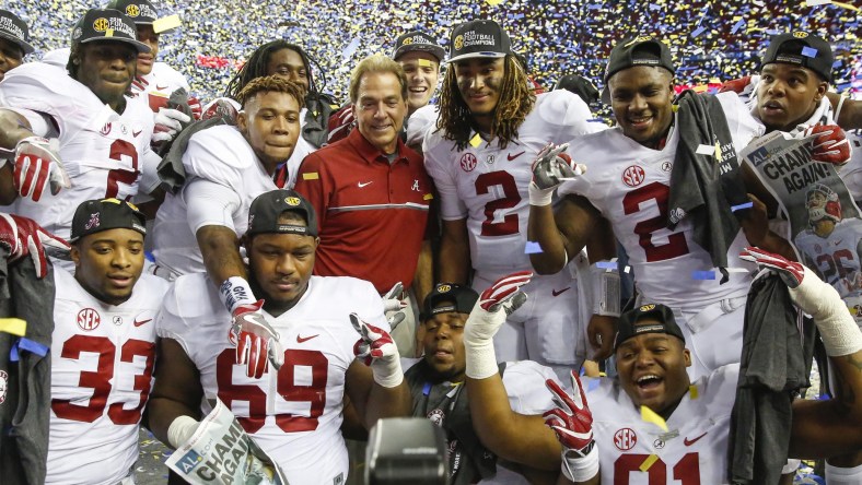 Alabama sits atop the Coaches Poll before the 2017 season