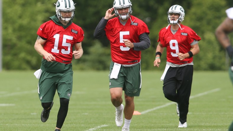 Jets quarterbacks Josh McCown Bryce Petty Christian Hackenberg New York Jets NFL training camp