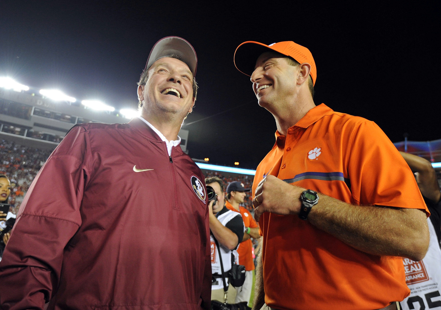 Dabo Swinney, Jimbo Fisher, Florida State Seminoles, Clemson Tigers, 2017 college football schedule