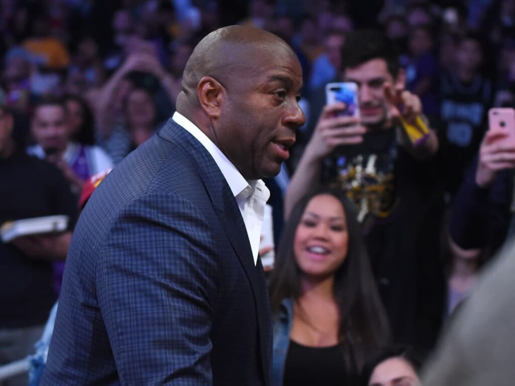 Will new Lakers president Magic Johnson change up the team's rebuilding plan?