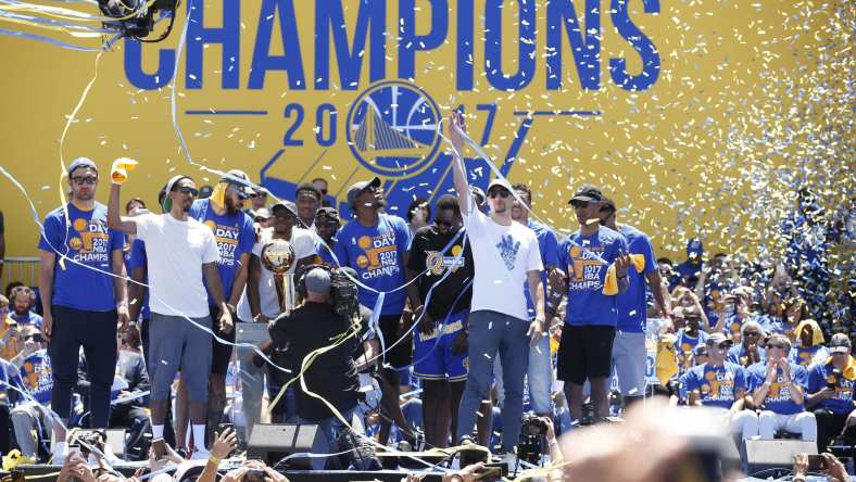 The Golden State Warriors foot the entire $4 million bill for their championship parade.