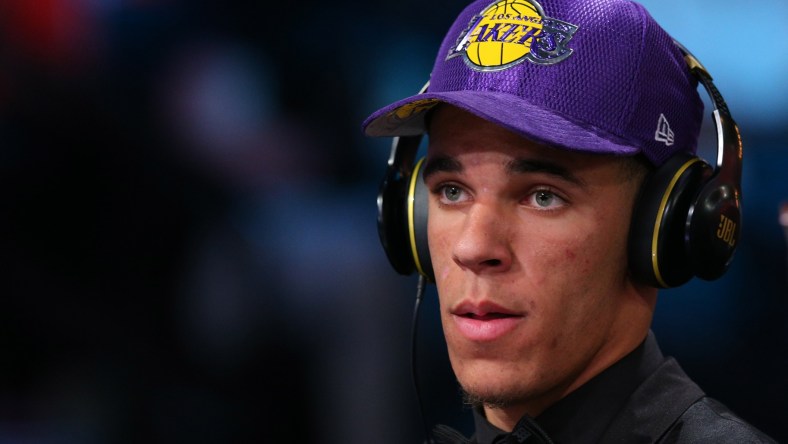 Magic Johnson's Lakers take Lonzo Ball No. 2 overall.