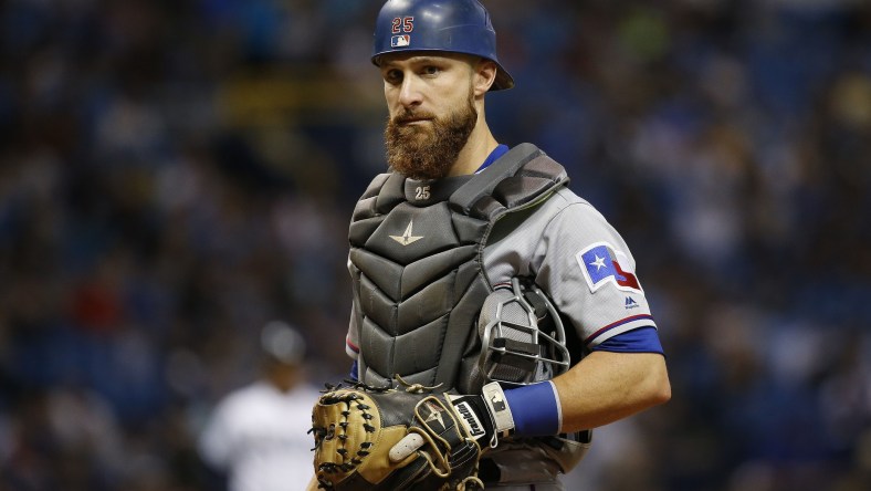 The Cubs are interested in Rangers catcher Jonathan Lucroy