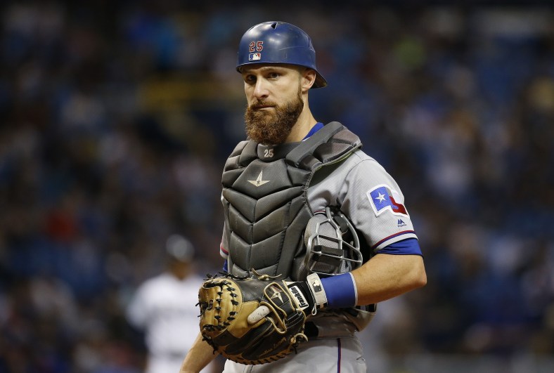 The Cubs are interested in Rangers catcher Jonathan Lucroy