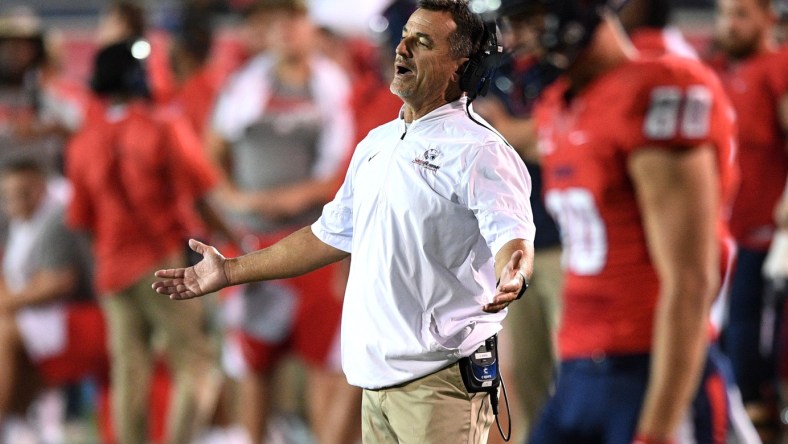 South Alabama Jaguars head coach Joey Jones