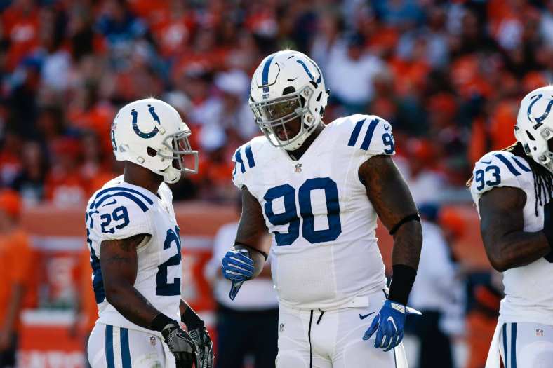 The Colts have released starting defensive end Kendall Langford