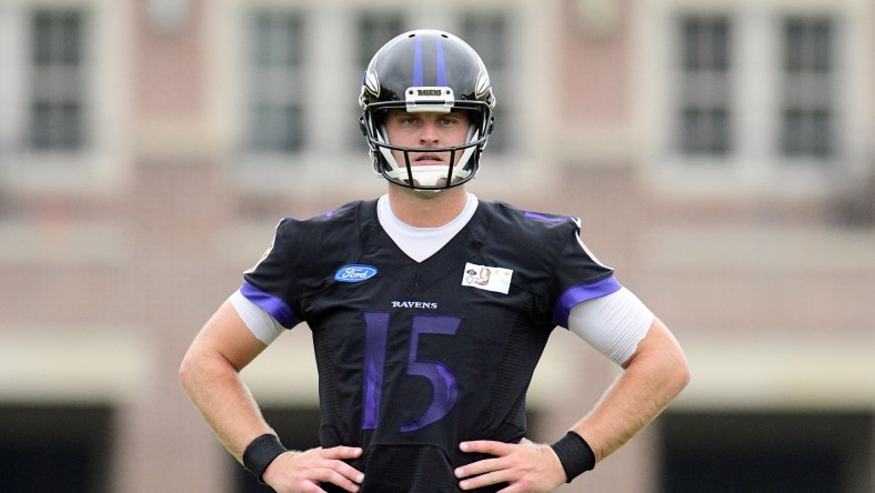 Ryan Mallett Baltimore Ravens Training camp