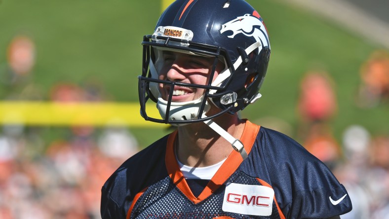 Denver Broncos quarterback Paxton Lynch