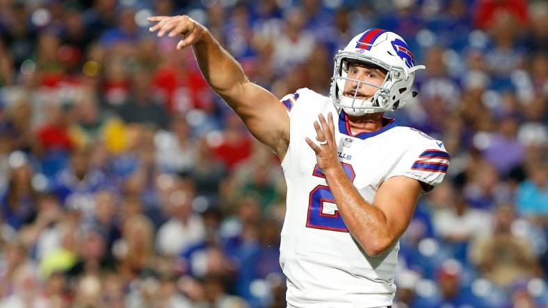 Buffalo Bills quarterback Nathan Peterman in NFL preseason Week 1