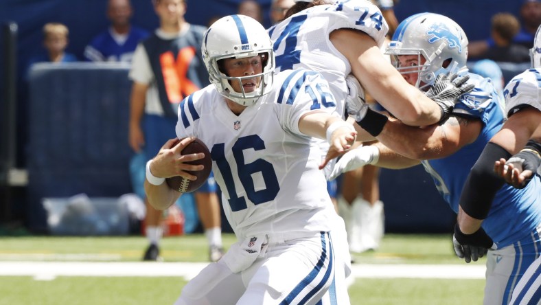 Indianapolis Colts quarterback Scott Tolzien