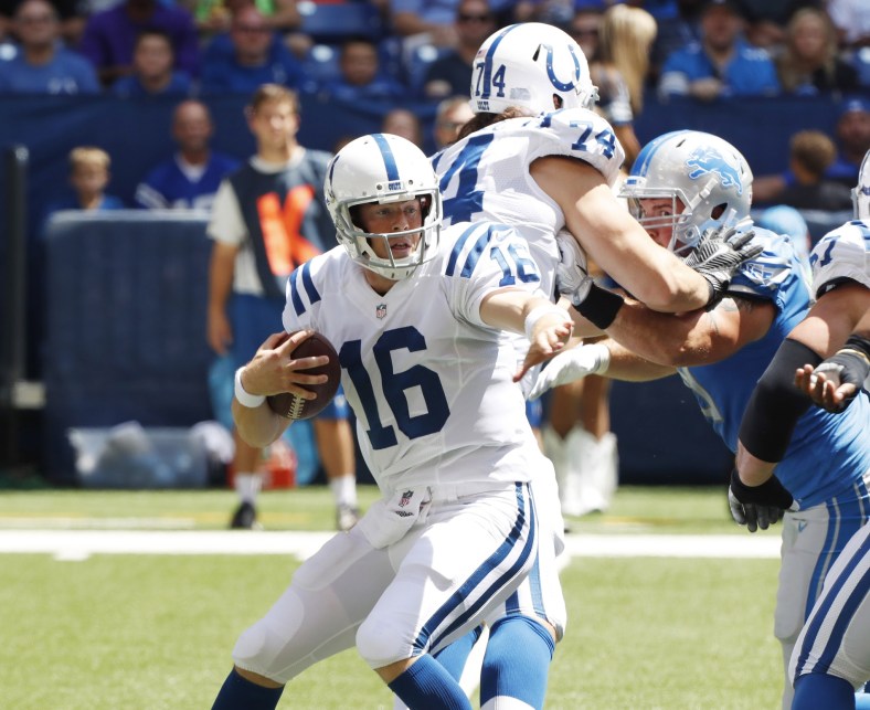 Indianapolis Colts quarterback Scott Tolzien