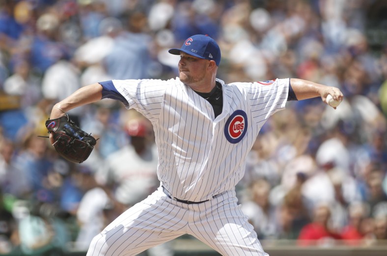 Chicago Cubs pitcher Jon Lester