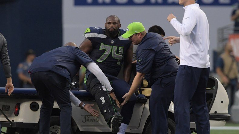 Seattle Seahawks left tackle George Fant was lost for the season with a torn ACL in preseason Week 2