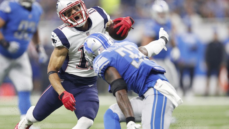 Patriots receiver Julian Edelman suffered a devastating knee injury.