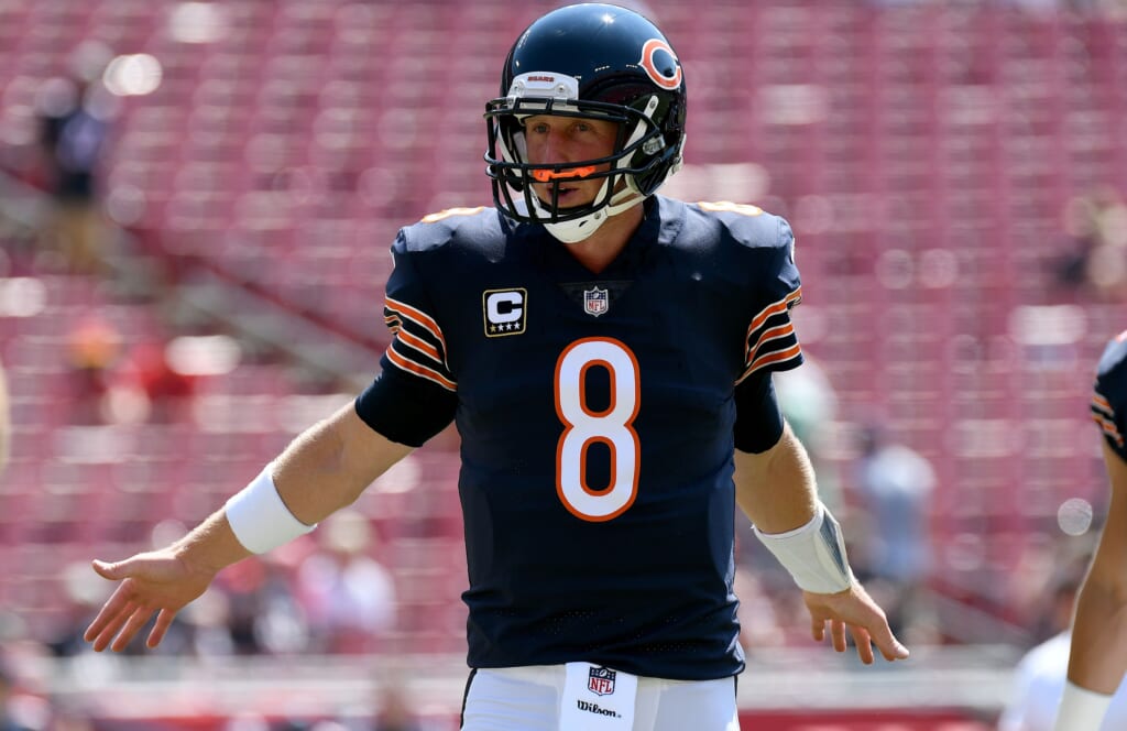 Bears quarterback Mike Glennon was atrocious in return to Tampa Bay. Butterfinger