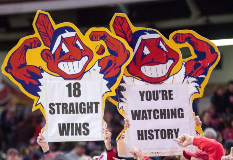 Cleveland Indians 18 game winning streak