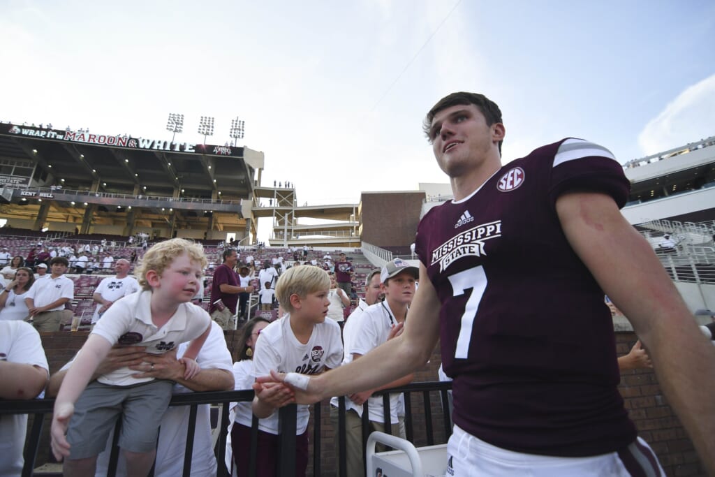 Mississippi State quarterback Nick Fitzgerald was one of the unsung heroes of college football in Week 3