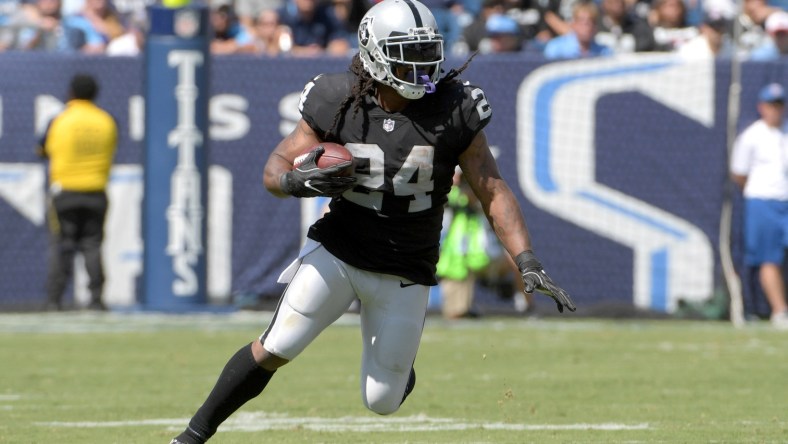 Oakland Raiders running back Marshawn Lynch