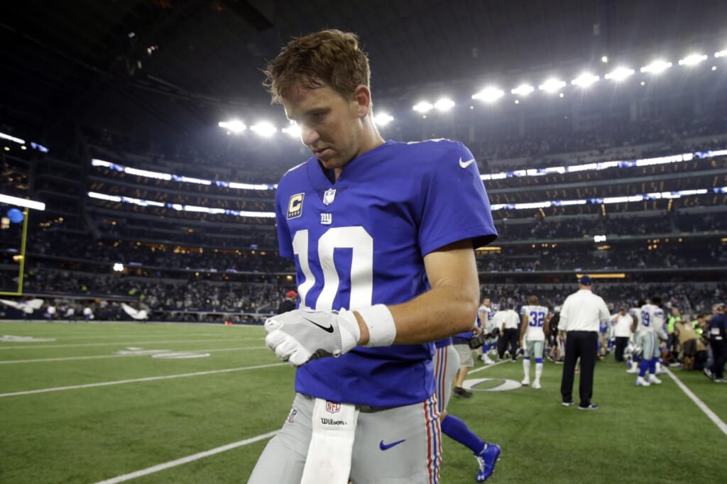 New York Giants quarterback Eli Manning in NFL Week 1