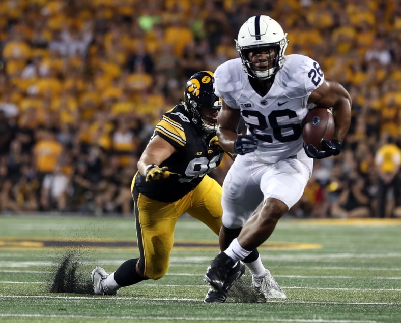 Penn State running back Saquon Barkley against Iowa in college football Week 4