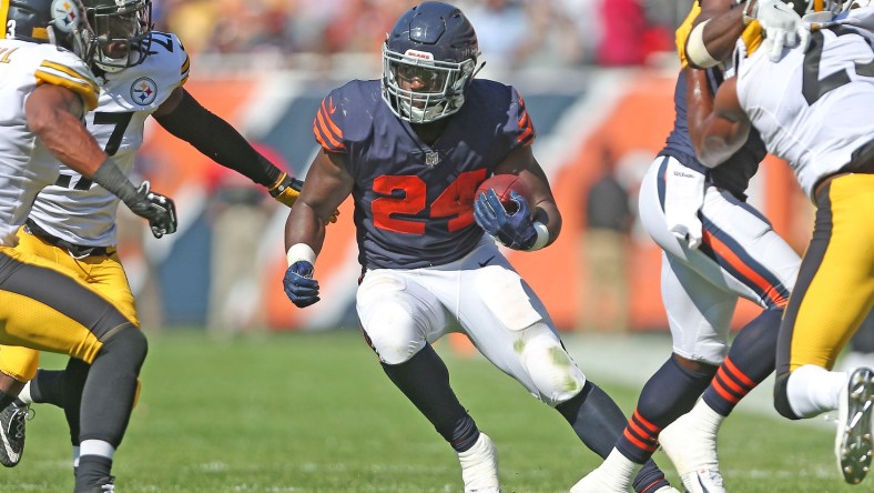 Chicago Bears running back Jordan Howard against Pittsburgh Steelers in NFL Week 3