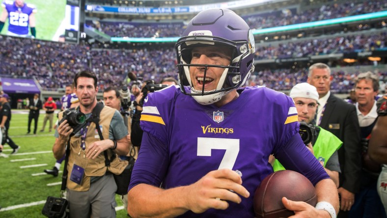 Minnesota Vikings quarterback Case Keenum Monday Night Football