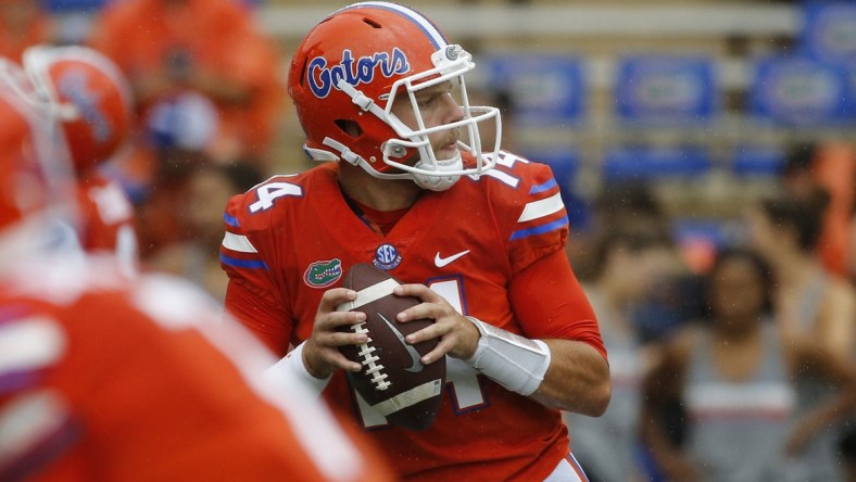 Florida Gators quarterback Luke Del Rio