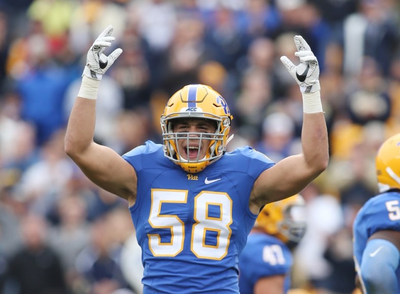 Pitt linebacker Quintin Wirginis is out for the year